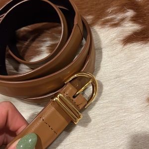 KHAITE double wrap belt - Brown - OS